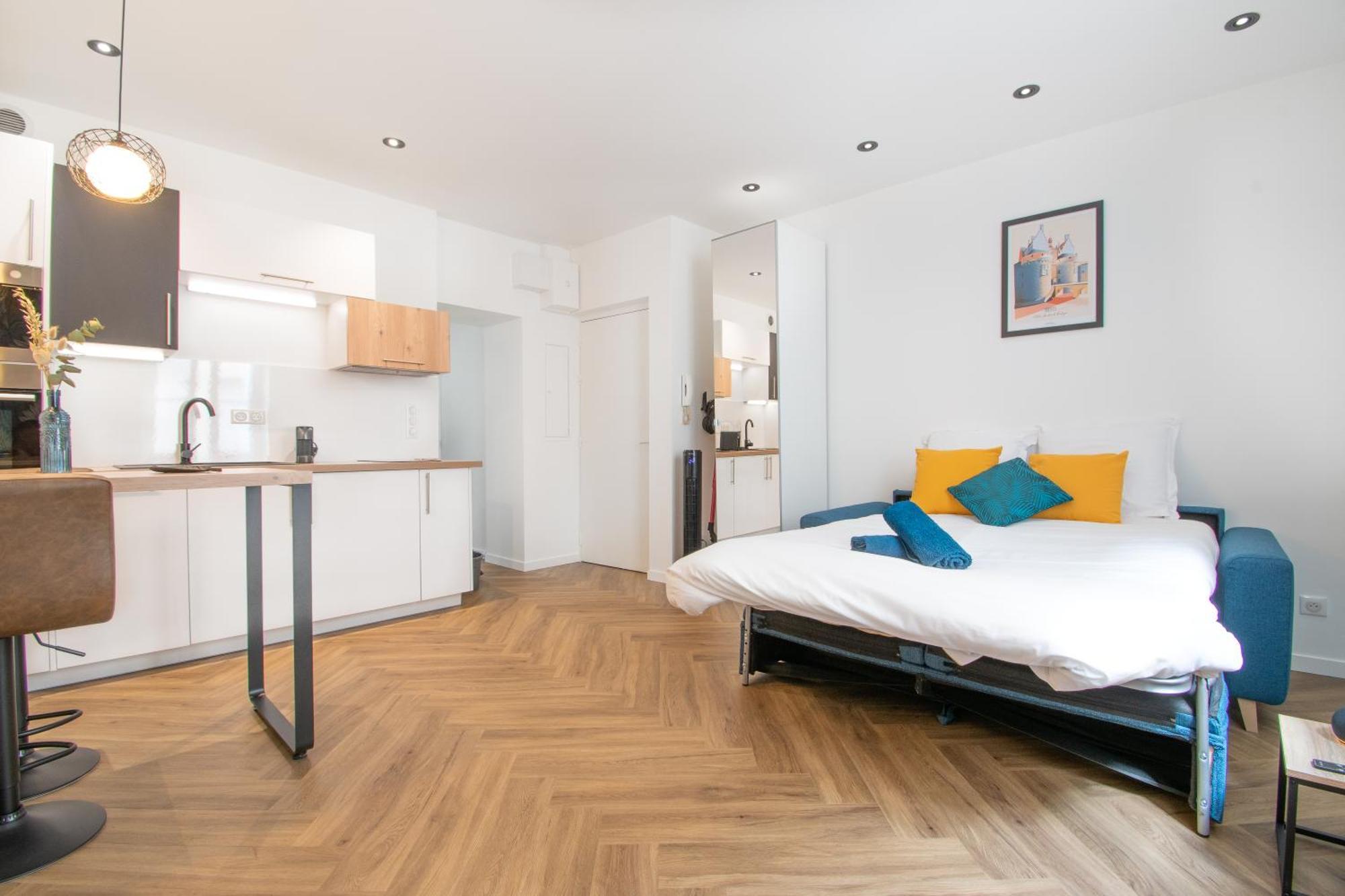 L'Appartement Des Ducs Avec Baignoire Double Nantes Extérieur photo